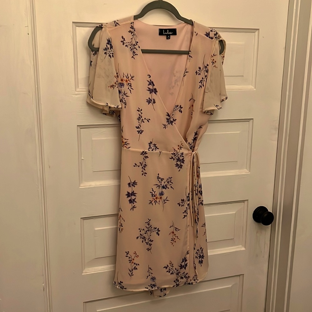 Lulus Floral Wrap Dress